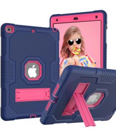 Etui do iPad 6/5 9.7” Pancerne z Podstawką Granatowe