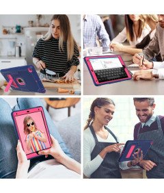 Etui do iPad 6/5 9.7” Pancerne z Podstawką Granatowe