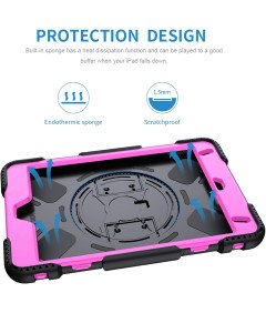 Ohišje za iPad Mini 5/4 7,9" Armoured z vrtljivim stojalom Black