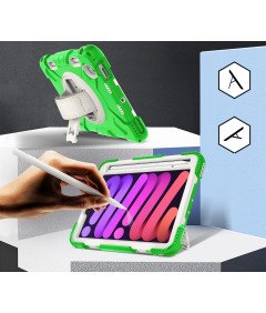 Ohišje za iPad Mini 6 8,3" s stojalom in držalom za pisalo Zeleno
