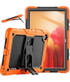 Etui do Samsung Galaxy Tab A8 10.5” Pancerne z Podstawką Pomarańczowe