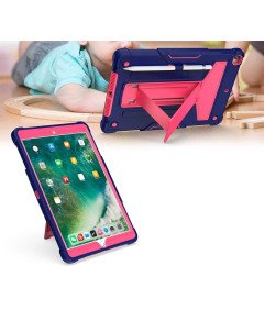 Etui do iPad 2019/2020 10,2” Pancerne z Podstawką Różowe
