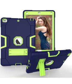 Oklepni etui za iPad 6/5 9,7" s stojalom Mornarsko modra