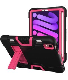 Etui do iPad Mini 6 8.3" z Podstawką i Miejscem na Rysik Różowe