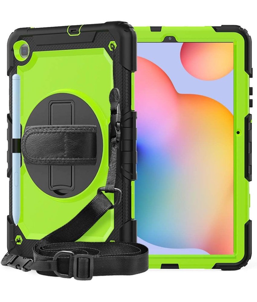 Ohišje za iPad Mini 5/4 7,9" s stojalom in naramnico Zeleno