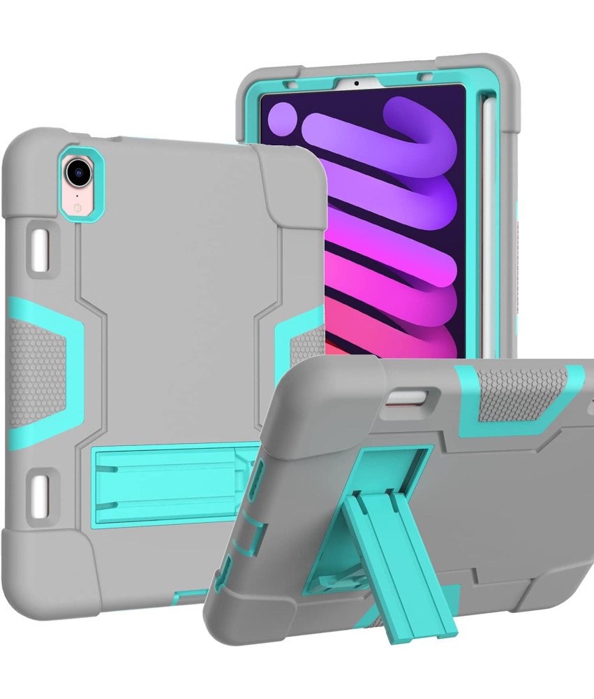 Etui do iPad Mini 6 8.3” z Podstawką i Miejscem na Rysik Szare