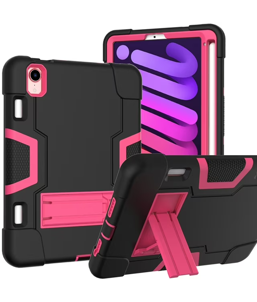 Ohišje za iPad Mini 6 8,3" s stojalom in držalom za pisalo Črno