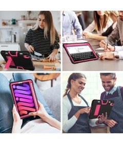 Etui do iPad Mini 6 8.3" z Podstawką i Miejscem na Rysik Czarne