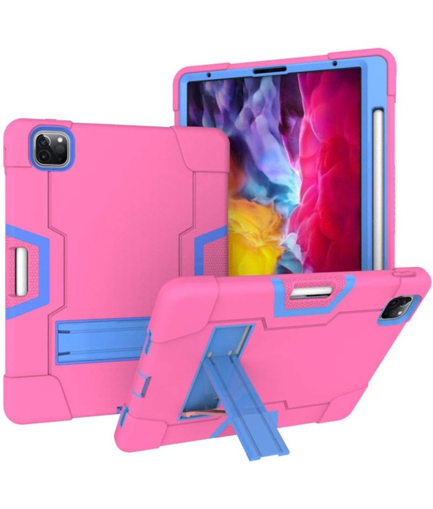 Ohišje za iPad Air 5/Air 4/Pro 11" s stojalom in držalom za pisalo Roza