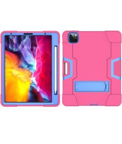 Ohišje za iPad Air 5/Air 4/Pro 11" s stojalom in držalom za pisalo Roza