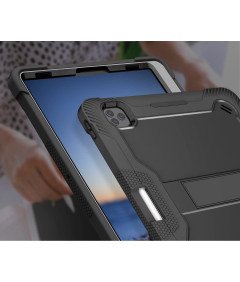 Etui do iPad 5/4/3/Pro 12.9" z Podstawką i Paskiem na Ramię Czarne