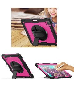 Ohišje za iPad Pro 5/4/3 12,9" s stojalom in naramnico Roza