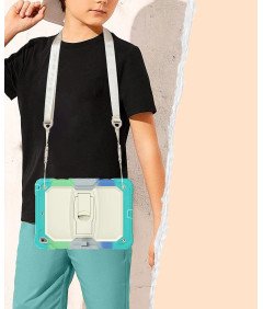 Ohišje za iPad Air 3/Pro 10,5" s stojalom in naramnico Zeleno