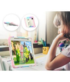 Ohišje za iPad Air 5/Air 4/Pro 11" Stojalo in pisalo Stylus Pen barvno