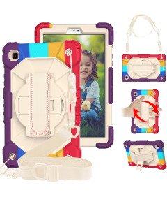 Ohišje za Samsung Galaxy Tab A 8.0" Stojalo in naramnica Barvito