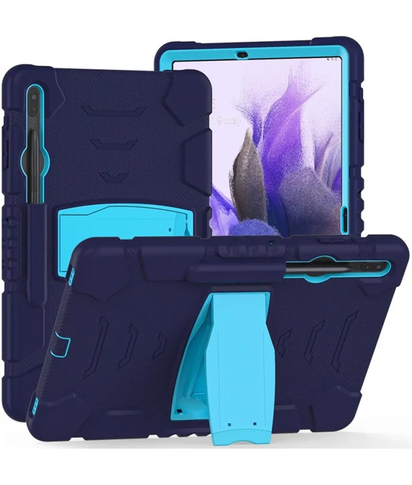Etui do Samsung Galaxy Tab S7 Plus 12.4” z Miejscem na Rysik Granatowe