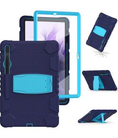 Etui do Samsung Galaxy Tab S7 Plus 12.4” z Miejscem na Rysik Granatowe