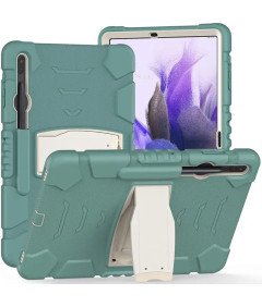 Ohišje za Samsung Galaxy Tab S7 Plus 12,4" z držalom za pisalo Zeleno