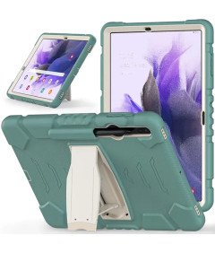 Ohišje za Samsung Galaxy Tab S7 Plus 12,4" z držalom za pisalo Zeleno