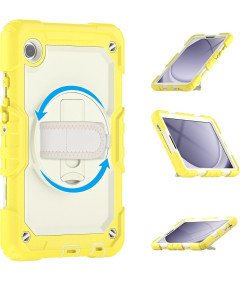 Ohišje za Samsung Tab A7 Lite 8,4" s stojalom in naramnico Rumeno