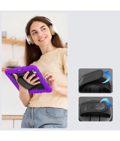 Ohišje za iPad Pro 4/3 12,9" s stojalom in naramnico vijolično