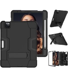 Ohišje za iPad Pro 5/4/3 12,9" s stojalom in držalom za pisalo Black