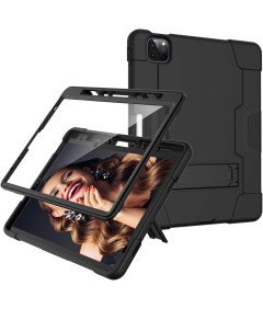 Ohišje za iPad Pro 5/4/3 12,9" s stojalom in držalom za pisalo Black