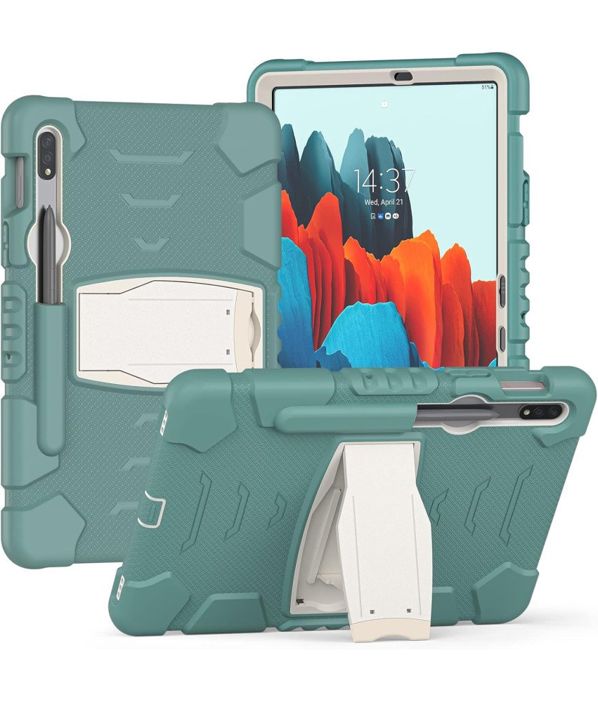 Etui do Samsung Galaxy Tab S7 Plus 12.4” z Podstawką Zielone