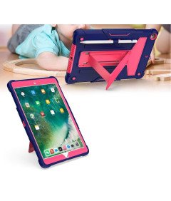 Ohišje za iPad 9/8/7 10,2" s stojalom in držalom za pisalo Roza