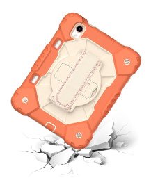 Ohišje za iPad Mini 6 8,3" s stojalom in ramenskim pasom oranžno