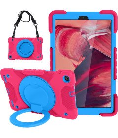 Ohišje za Samsung Galaxy Tab A 10,1" Stojalo in naramnica roza