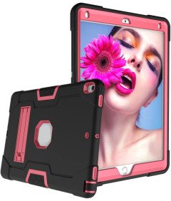 Etui do iPad 6/Air 2/Pro 9.7" Pancerne z Podstawką Różowe