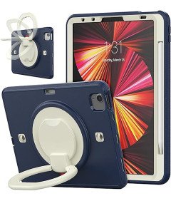 Ohišje za iPad Air 5/Air 4/Pro 11" Držalo za pisalo Stylus Navy blue