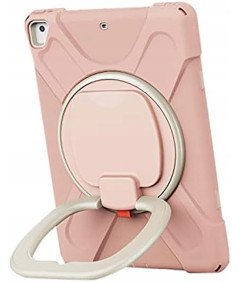 Etui do iPad Air 2/Air/Pro 9.7" Pancerne z Obrotową Podstawką Różowe