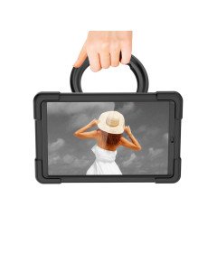 Etui do Samsung Galaxy Tab A 8.0" Pancerne z Obrotową Podstawką Czarne