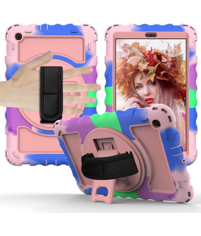 Ohišje za Samsung Galaxy Tab A 8.0" Stojalo in naramnica Barvita