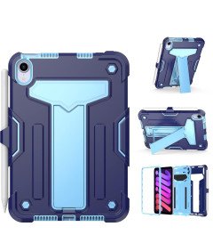 Etui do iPad Mini 6 8.3" z Podstawką i Miejscem na Rysik Niebieskie