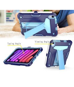 Etui do iPad Mini 6 8.3" z Podstawką i Miejscem na Rysik Niebieskie