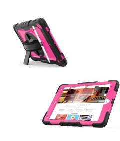 Ohišje za iPad 9,7" 2018/2019 s stojalom in naramnico roza