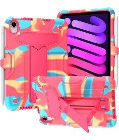 Ohišje za iPad Mini 6 8,3" s stojalom in držalom za pisalo Roza