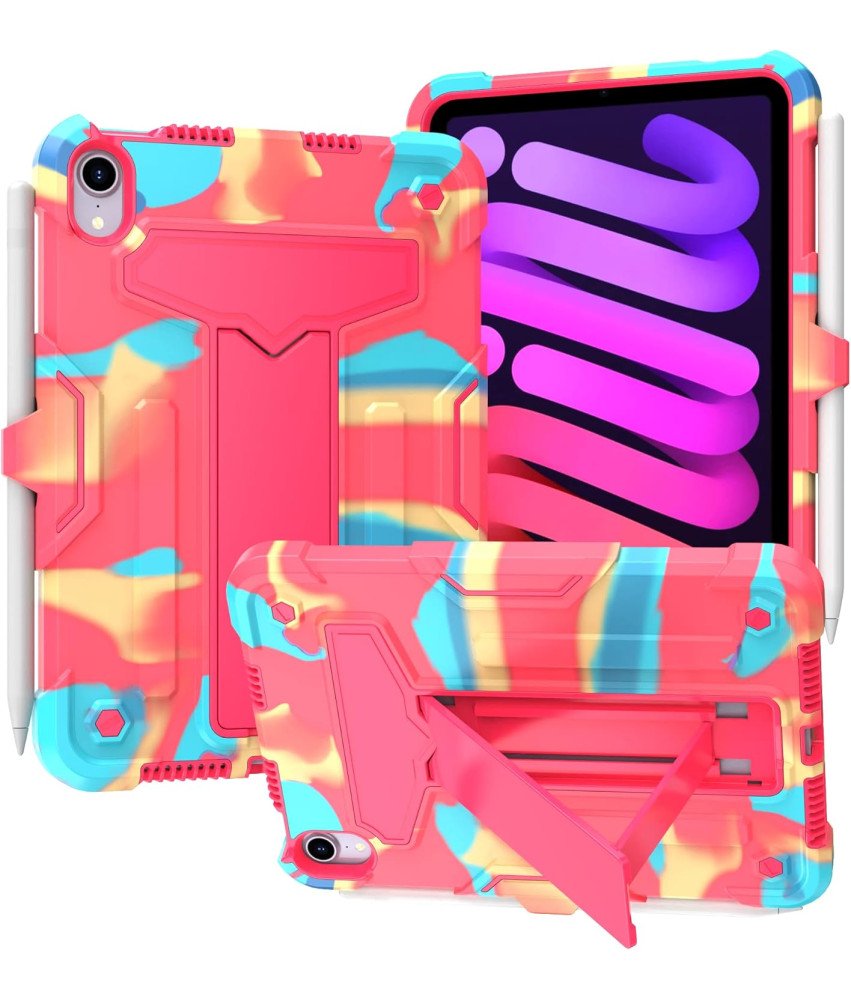 Etui do iPad Mini 6 8.3” z Podstawką i Miejscem na Rysik Różowe