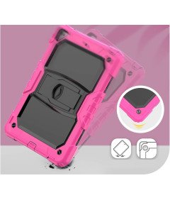 Etui do iPad Mini 5/4 7.9" z Podstawką i Paskiem na Ramię Różowe