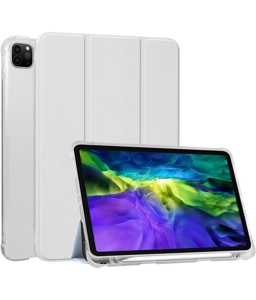 Ohišje za iPad Pro 3/2/1 11" Magnetno z držalom za pisalo Sivo