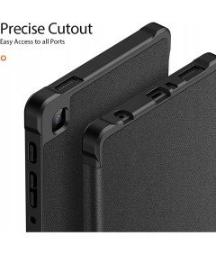 Etui do Samsung Galaxy Tab A7 Lite 8.7' Wytrzymałe Magnetyczne Czarne