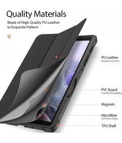 Etui do Samsung Galaxy Tab A7 Lite 8.7' Wytrzymałe Magnetyczne Czarne