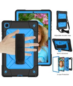 Ohišje za Samsung Galaxy Tab A7 10,4" z naramnico Modro