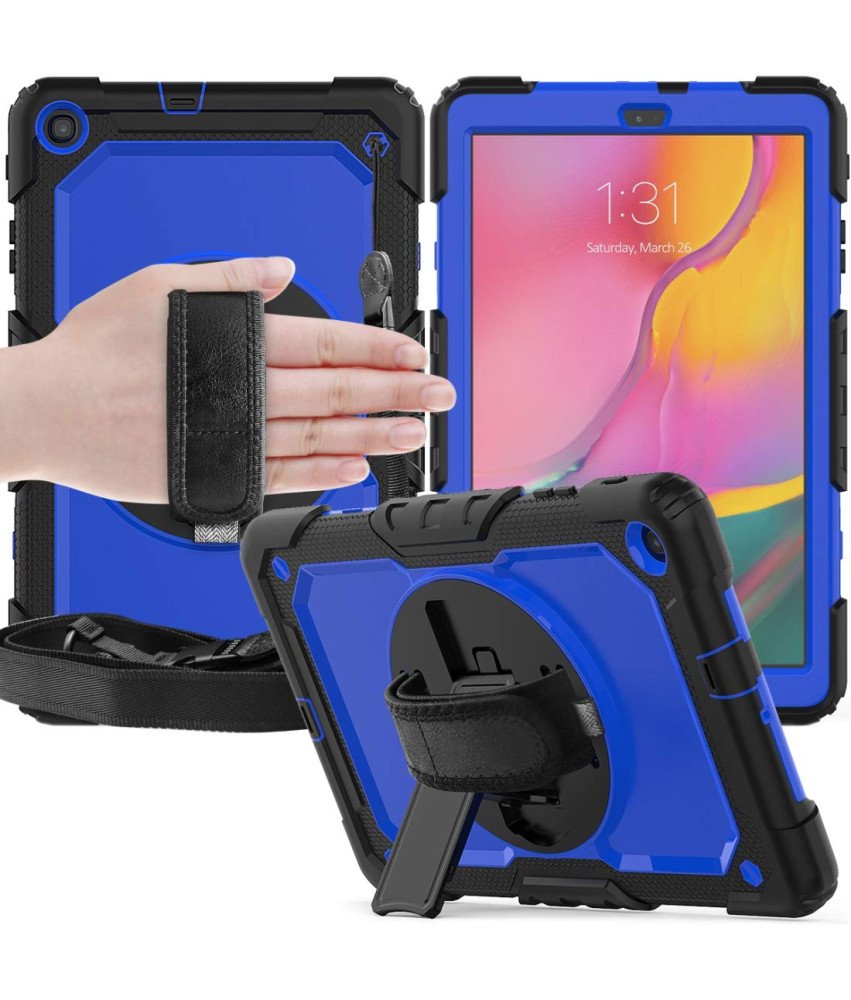 Ohišje za Samsung Galaxy Tab A 8,0'' z naramnico Modro