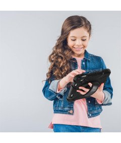 Ohišje za iPad Mini 6 8,3" Vrtljivo stojalo in držalo za pisalo Black