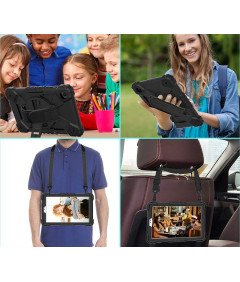 Etui do Samsung Galaxy Tab A 8.0" Podstawka i Pasek na Ramię Czarne