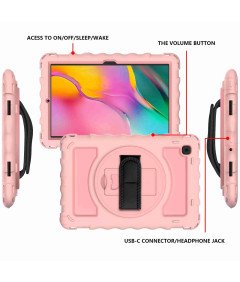 Ohišje za Samsung Galaxy Tab A7 10,4" z naramnico Roza